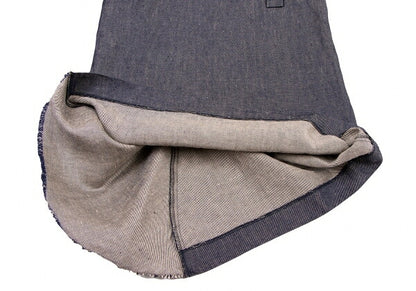Yohji Yamamoto FEMME Linen Denim Skirt Indigo Size 1