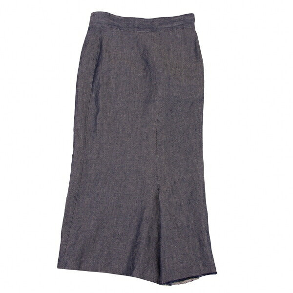 Yohji Yamamoto FEMME Linen Denim Skirt Indigo Size 1