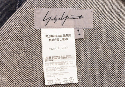 Yohji Yamamoto FEMME Linen Denim Skirt Indigo Size 1