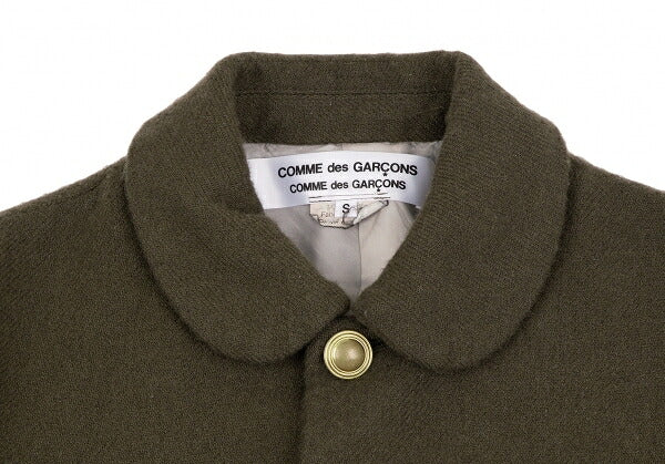 COMME des GARCONS Wool Button Design Jacket Green Size S