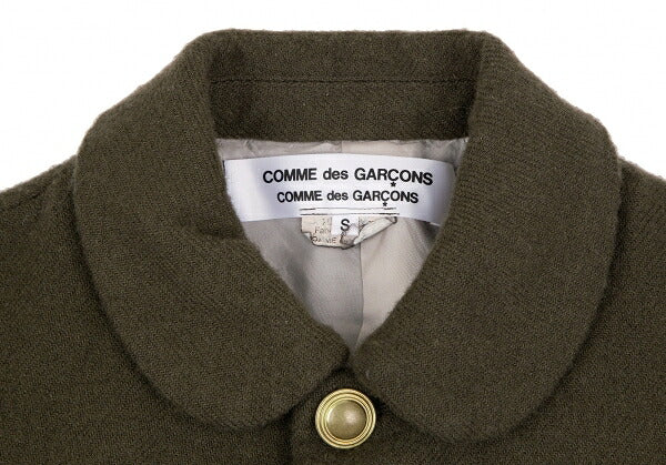 COMME des GARCONS Wool Button Design Jacket Green Size S
