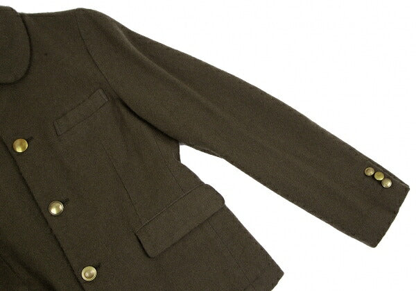 COMME des GARCONS Wool Button Design Jacket Green Size S