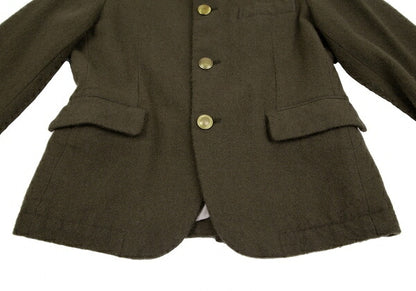 COMME des GARCONS Wool Button Design Jacket Green Size S