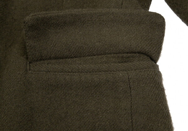COMME des GARCONS Wool Button Design Jacket Green Size S