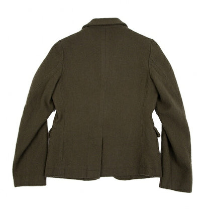 COMME des GARCONS Wool Button Design Jacket Green Size S