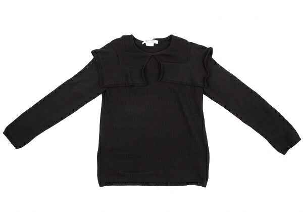 COMME des GARCONS Acrylic Neck Design Sweater Black Size S