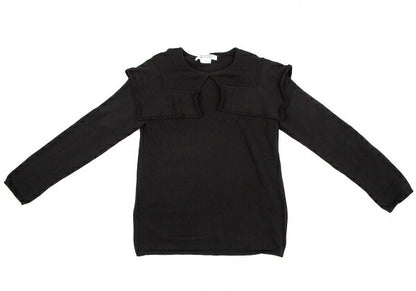 COMME des GARCONS Acrylic Neck Design Sweater Black Size S
