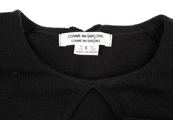 COMME des GARCONS Acrylic Neck Design Sweater Black Size S