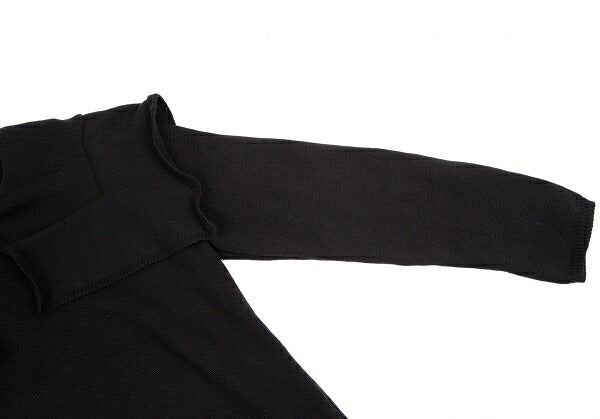 COMME des GARCONS Acrylic Neck Design Sweater Black Size S