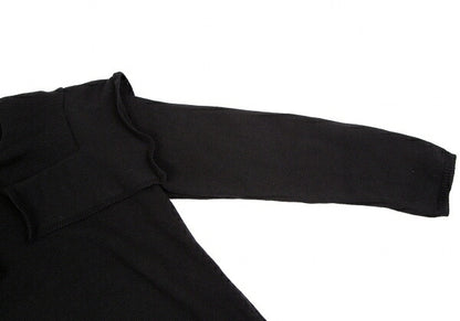 COMME des GARCONS Acrylic Neck Design Sweater Black Size S
