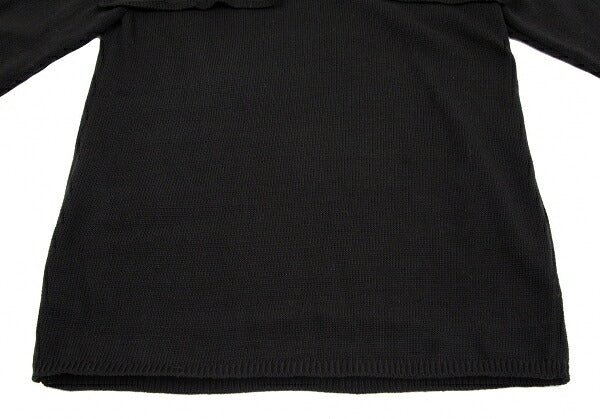COMME des GARCONS Acrylic Neck Design Sweater Black Size S