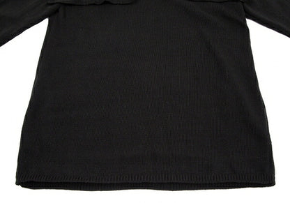 COMME des GARCONS Acrylic Neck Design Sweater Black Size S