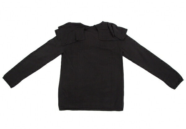 COMME des GARCONS Acrylic Neck Design Sweater Black Size S