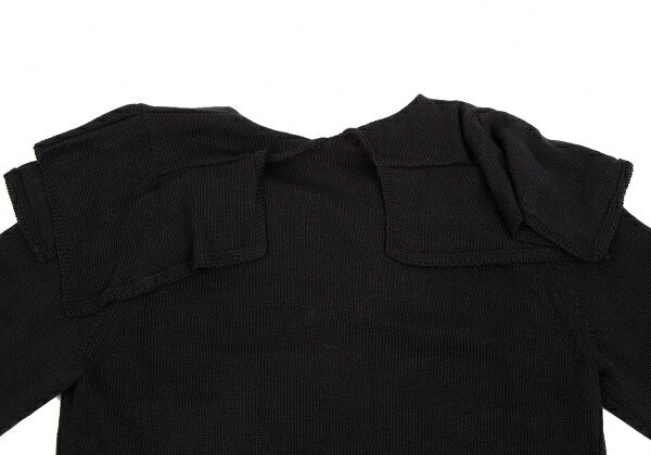 COMME des GARCONS Acrylic Neck Design Sweater Black Size S