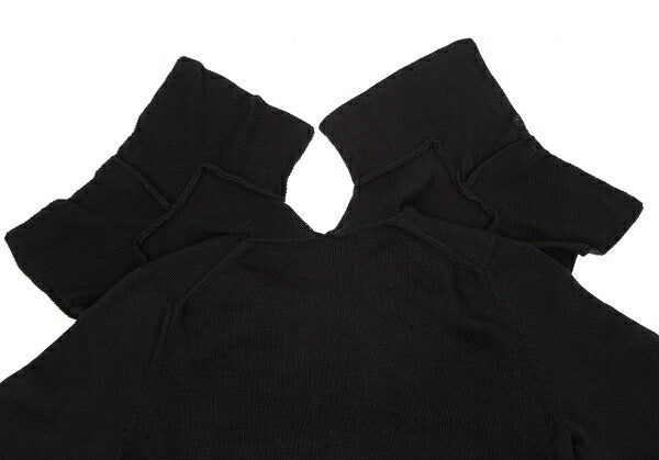 COMME des GARCONS Acrylic Neck Design Sweater Black Size S