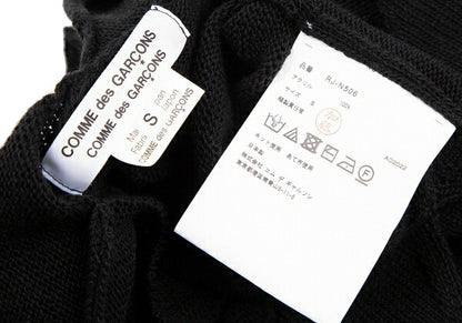 COMME des GARCONS Acrylic Neck Design Sweater Black Size S