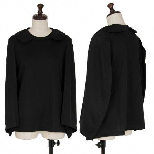 COMME des GARCONS 22AW Round Collar 2D Cut Top Black Size S