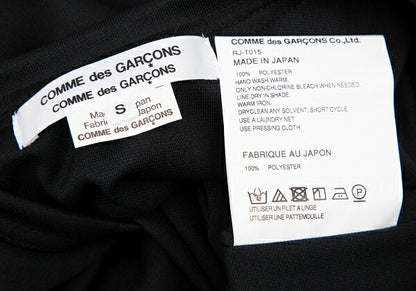 COMME des GARCONS 22AW Round Collar 2D Cut Top Black Size S