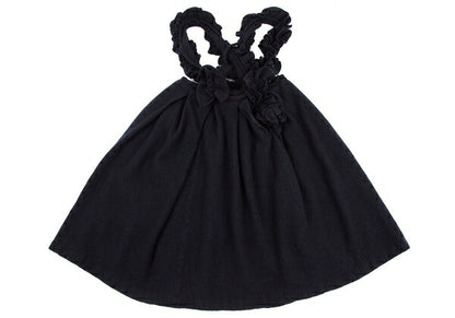 COMME des GARCONS 22AW Frill Shoulder Skirt Navy Size XS