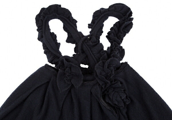 COMME des GARCONS 22AW Frill Shoulder Skirt Navy Size XS