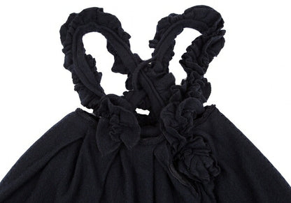 COMME des GARCONS 22AW Frill Shoulder Skirt Navy Size XS