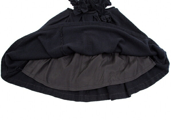 COMME des GARCONS 22AW Frill Shoulder Skirt Navy Size XS