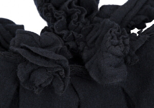 COMME des GARCONS 22AW Frill Shoulder Skirt Navy Size XS