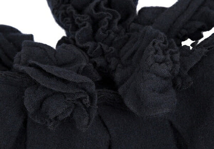 COMME des GARCONS 22AW Frill Shoulder Skirt Navy Size XS