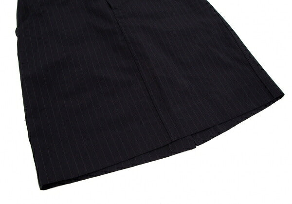 COMME des GARCONS Wool Pinstripe Skirt Navy Size S