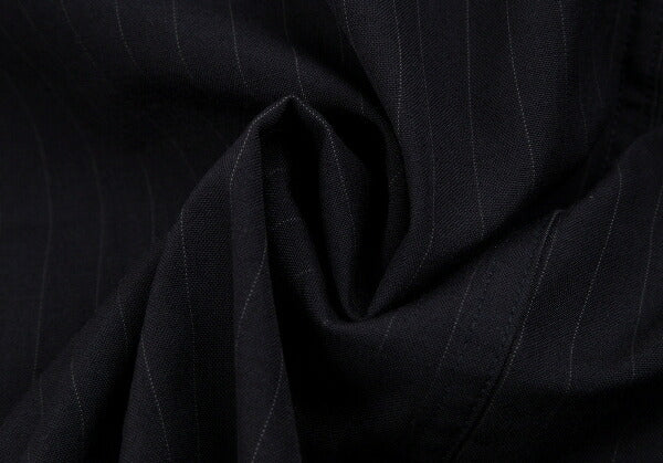 COMME des GARCONS Wool Pinstripe Skirt Navy Size S