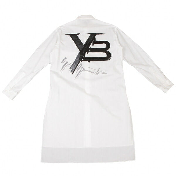 Y-3 15th Anniv. Back Logo Print Long Shirt White Size XS