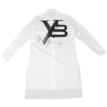 Y-3 15th Anniv. Back Logo Print Long Shirt White Size XS