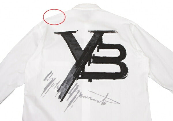 Y-3 15th Anniv. Back Logo Print Long Shirt White Size XS