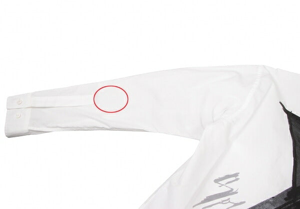 Y-3 15th Anniv. Back Logo Print Long Shirt White Size XS