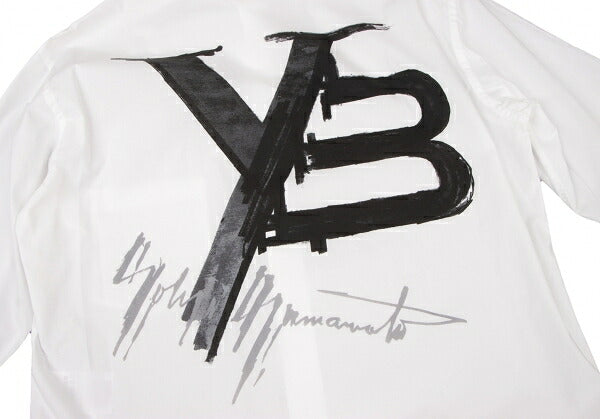 Y-3 15th Anniv. Back Logo Print Long Shirt White Size XS