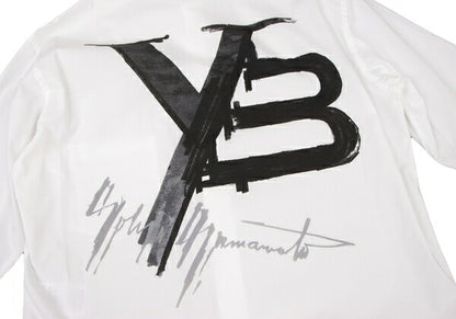 Y-3 15th Anniv. Back Logo Print Long Shirt White Size XS