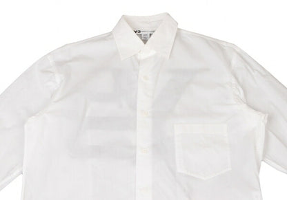 Y-3 15th Anniv. Back Logo Print Long Shirt White Size XS