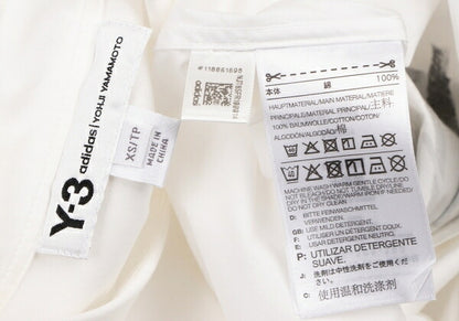 Y-3 15th Anniv. Back Logo Print Long Shirt White Size XS