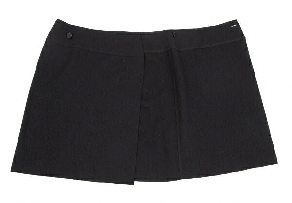 JURGEN LEHL Wool Angora Wrap Skirt Black Size M