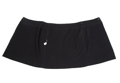 JURGEN LEHL Wool Angora Wrap Skirt Black Size M