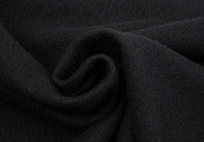 JURGEN LEHL Wool Angora Wrap Skirt Black Size M