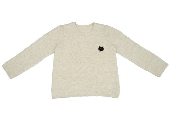 JURGEN LEHL One-Point Alpaca Sweater Cream Size M