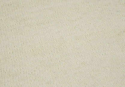 JURGEN LEHL One-Point Alpaca Sweater Cream Size M