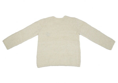 JURGEN LEHL One-Point Alpaca Sweater Cream Size M