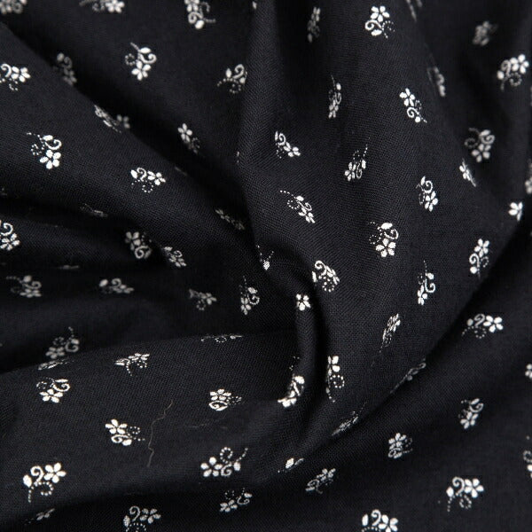 PINK HOUSE Small Floral Print Gathered Dress Black Size M