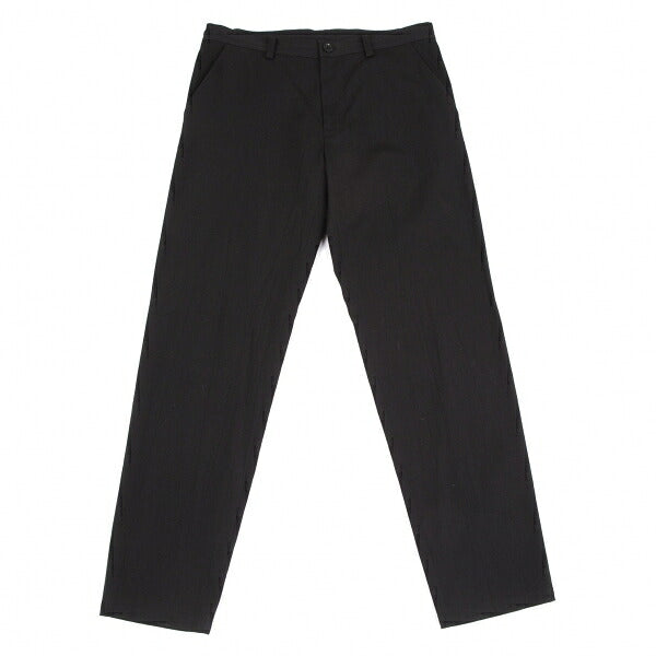 Y's Wool Rayon Washer Finish Pants Black Size 2