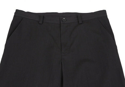 Y's Wool Rayon Washer Finish Pants Black Size 2