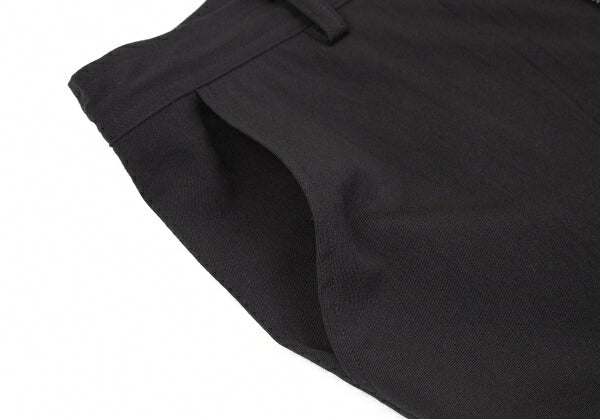 Y's Wool Rayon Washer Finish Pants Black Size 2