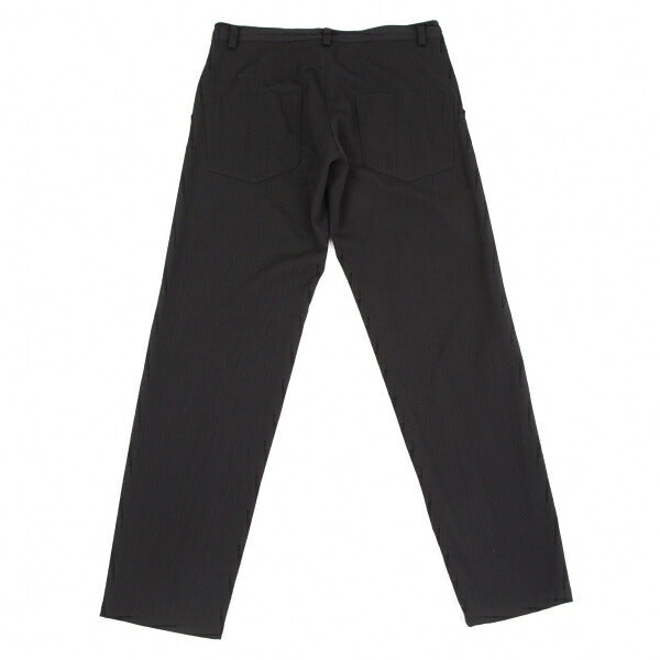 Y's Wool Rayon Washer Finish Pants Black Size 2