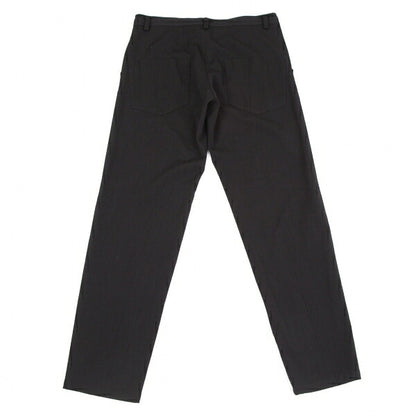 Y's Wool Rayon Washer Finish Pants Black Size 2